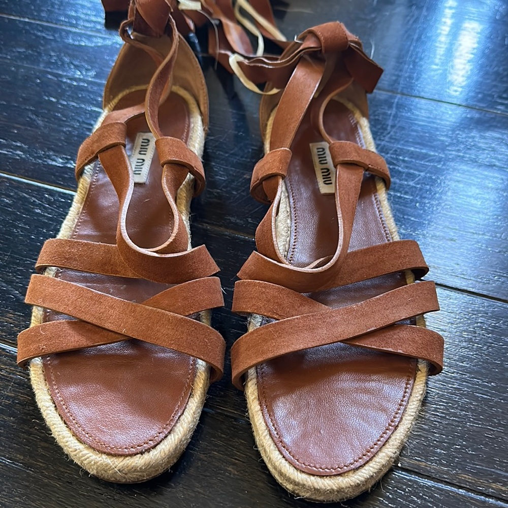 Miu Miu suede sandals